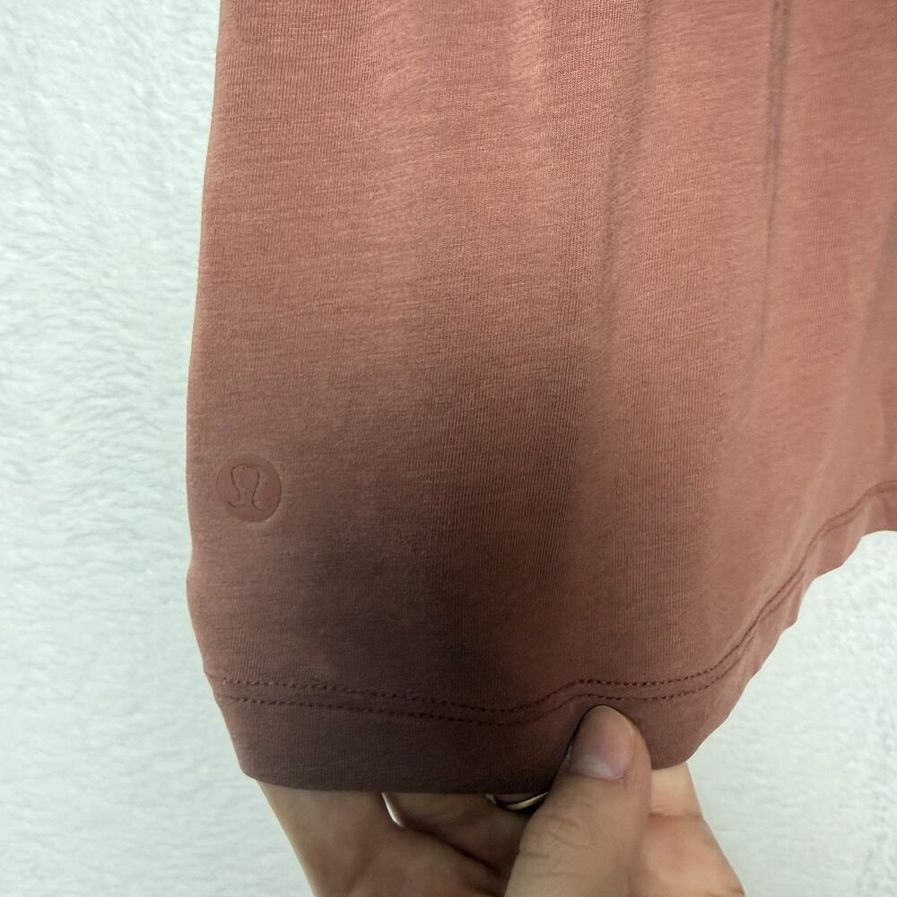 Lululemon All Yours Tee Ancient Copper Relaxed Fit Women’s size 10/12 - Picture 3 of 7